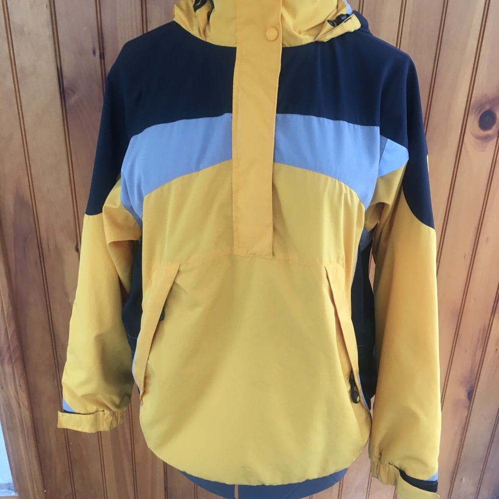 L L Bean Size Medium Color Block Anarak Jacket - image 1